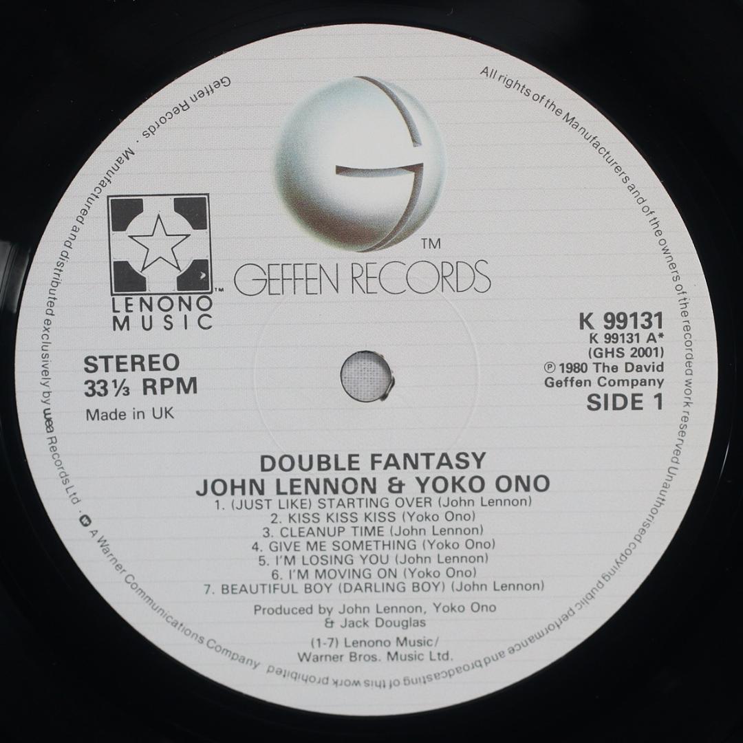 John Lennon&Yoko Ono Double Fantasy UKオリ