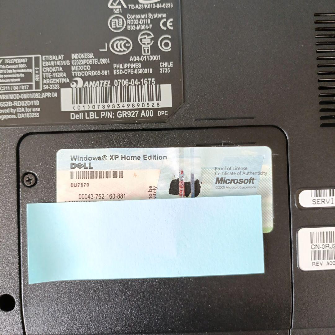 DELL INSPIRON 1300 XP (sp2) 訳あり品