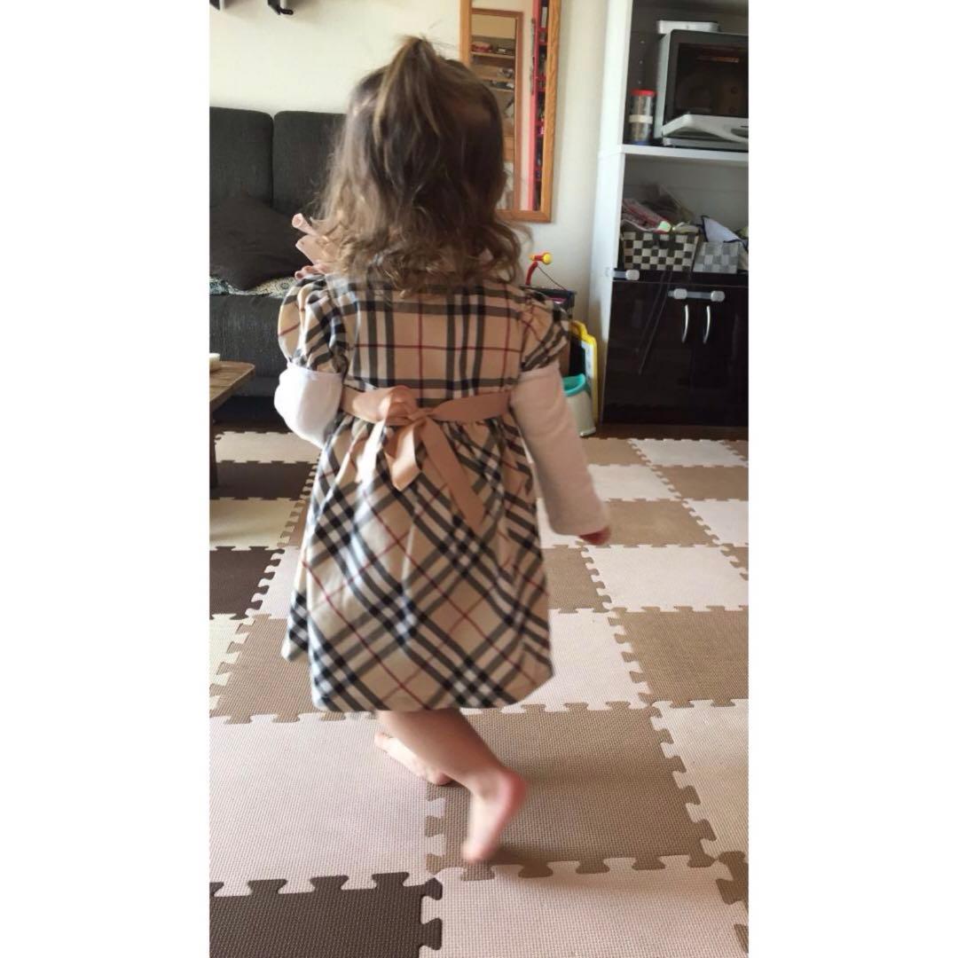 美品 Burberry バーバリー ワンピース 80cm