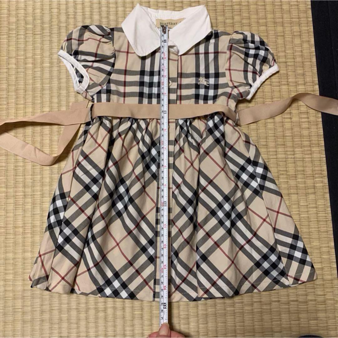 美品 Burberry バーバリー ワンピース 80cm