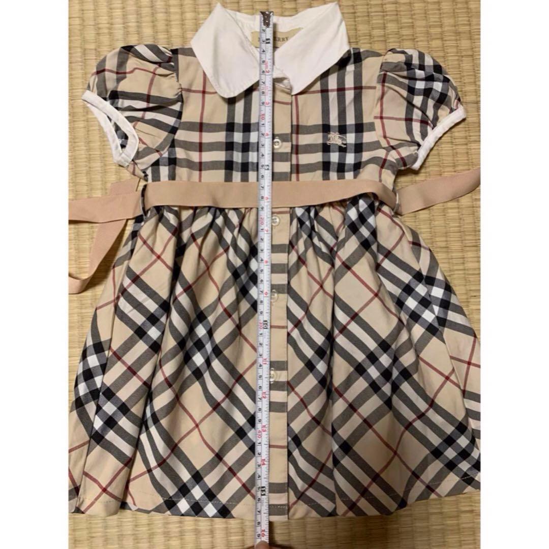 美品 Burberry バーバリー ワンピース 80cm