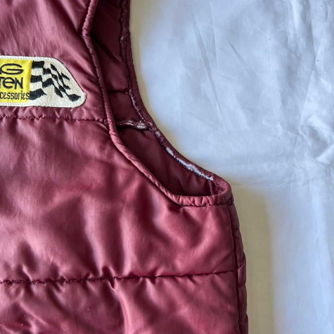 70’s~ Swingster レーシングダウンベスト MG Mitten 古着