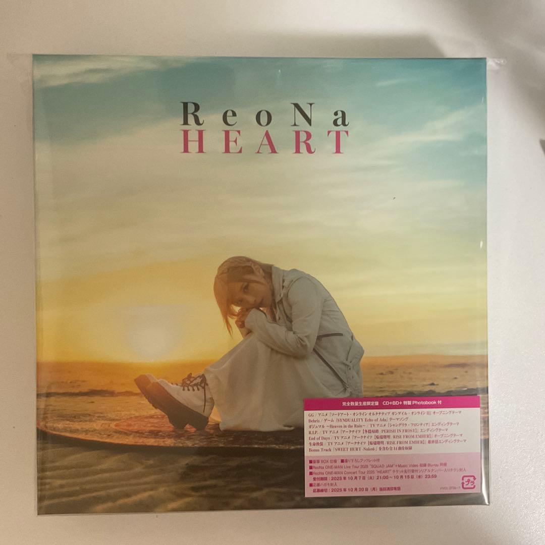 ReoNa HEART 完全数量生産限定盤　直筆サイン入りポストカード付き