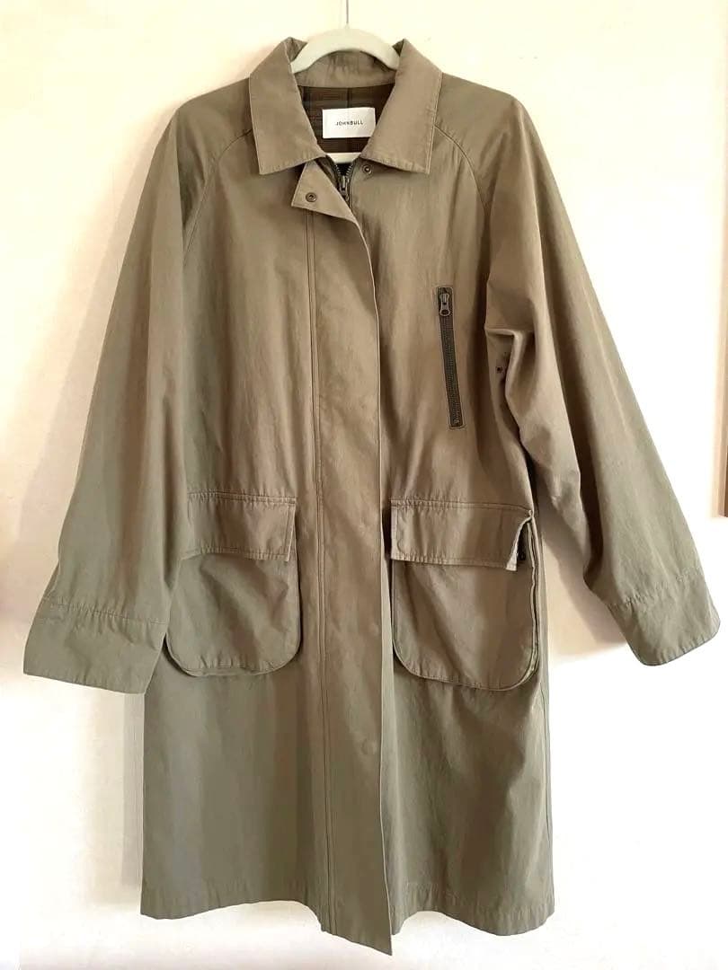 【新品未使用/完売品】春服JOHNBULL チェックライニングコート定価3.5万