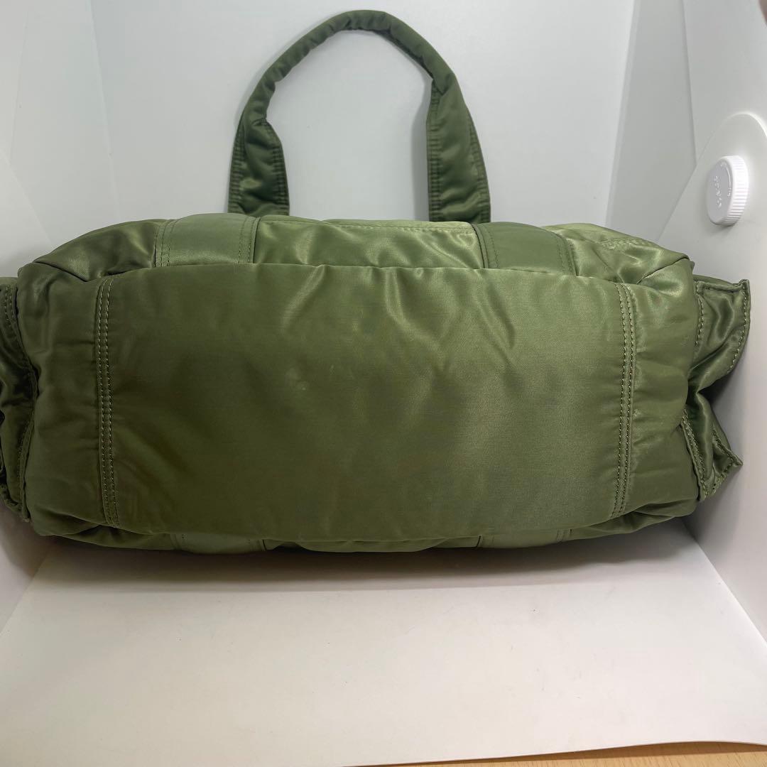 【良品】PORTER ポーター タンカー ダッフル セージグリーン