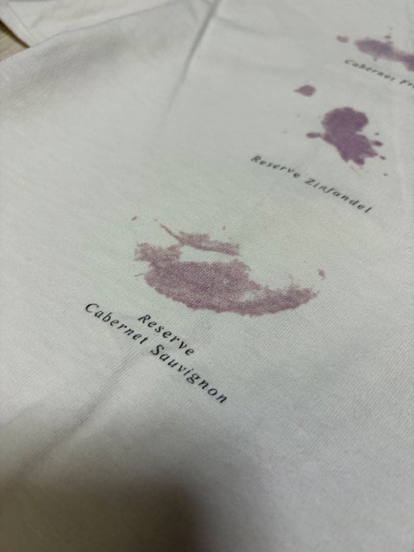 ONEITA V. SATUL WINERY Tシャツ　ワイン　染み　オニータ