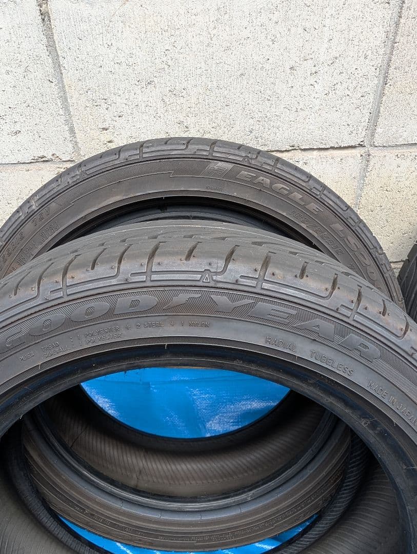 GOOD YEAR サマータイヤ 165/55R15 75V 中古美品 4本