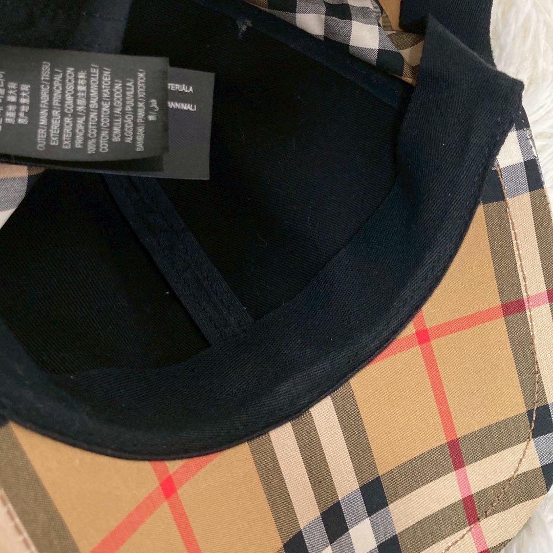 BURBERRY London ベースボールキャップ ノバチェック M L