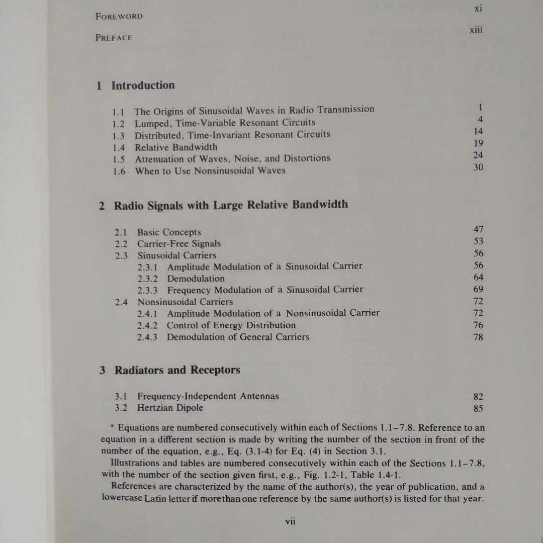 洋書 Nonsinusoidal Waves for Radar and radio