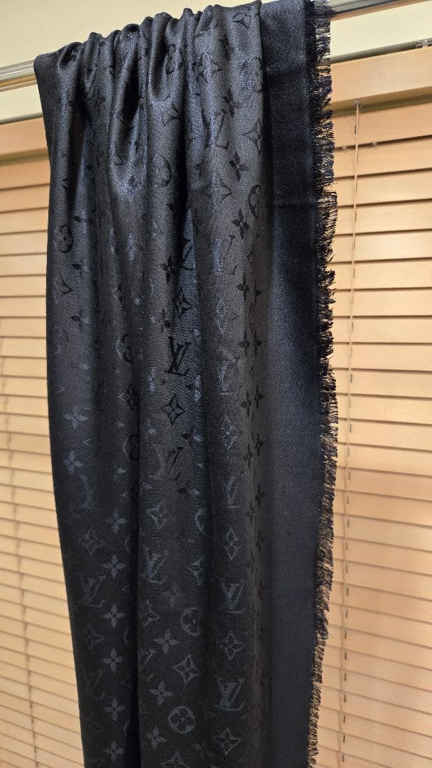 LOUIS VUITTON ノワール ブラック ストール 極美品