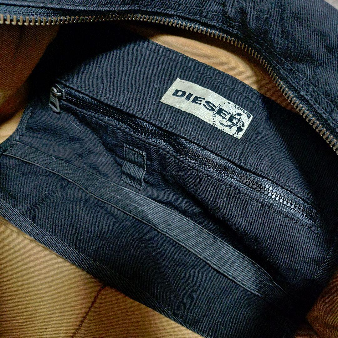 Diesel デニムボストンバッグ 黒