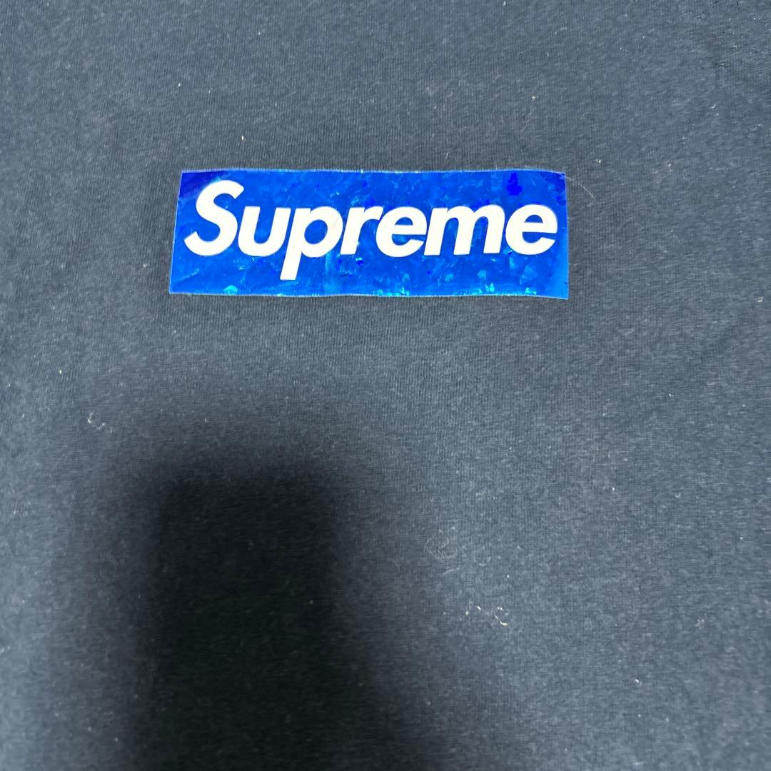 『激レア』Supreme ロゴ Tシャツ ネイビー