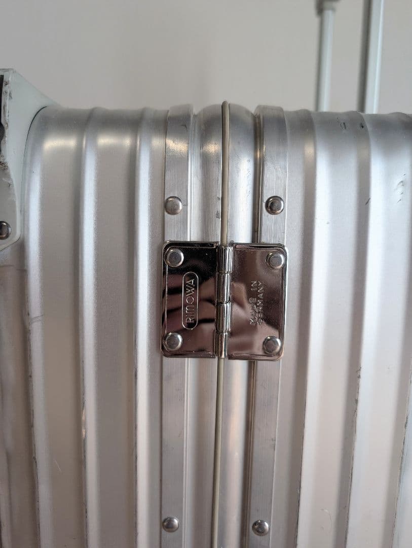 【良品】RIMOWA TOPAS シリーズ 104L 青ロゴ ホイール新品 4輪