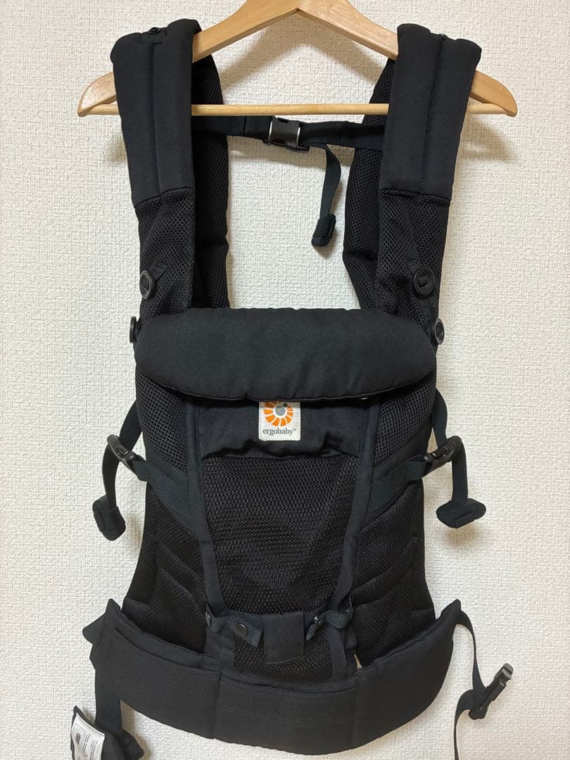 エルゴベビー アダプト クールエアー メッシュ ブラック