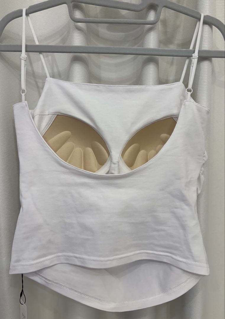 【新品・タグ付】HYEON/backopen camisole/ホワイト/S