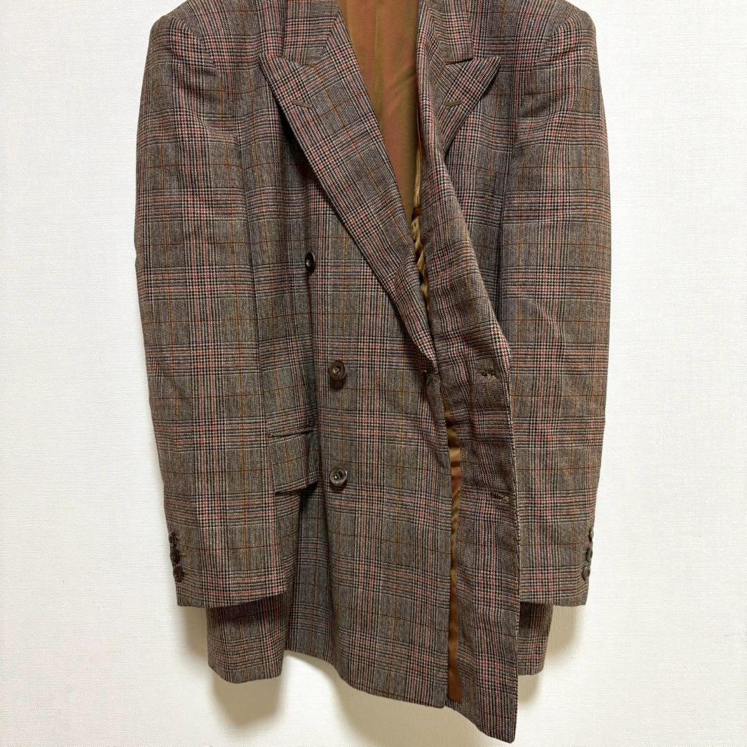 vintage スーツ ダブルジャケット パンツ ブラウン セットアップ菅田将暉