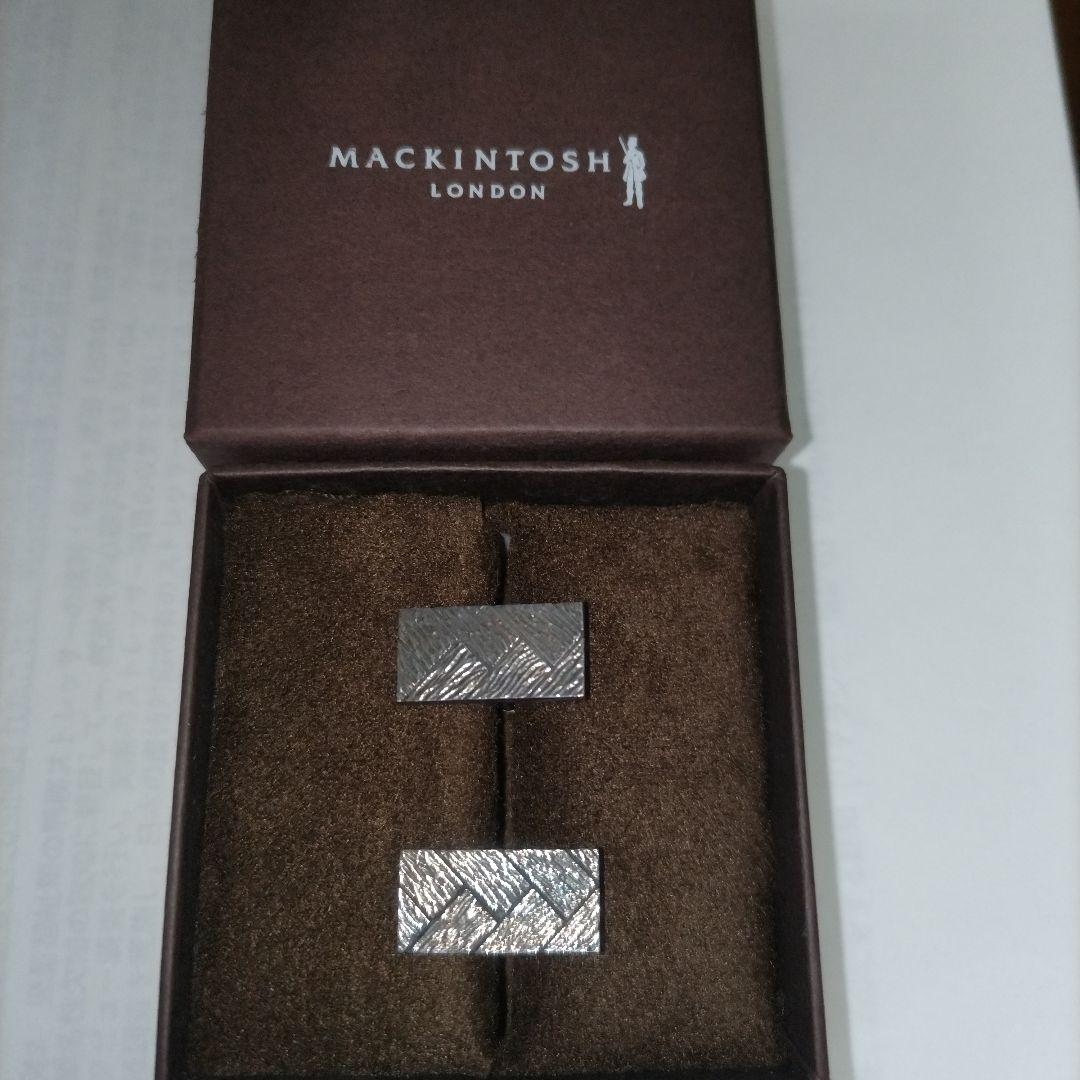 【未使用】MACKINTOSH LONDON カフリンクス シルバー 箱付き