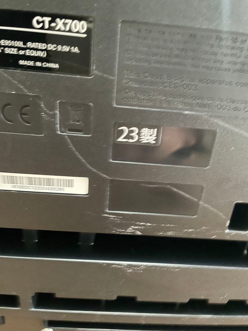 ユ*ラ様 CASIO CTX-700 61鍵盤 電子キーボード　2023年製