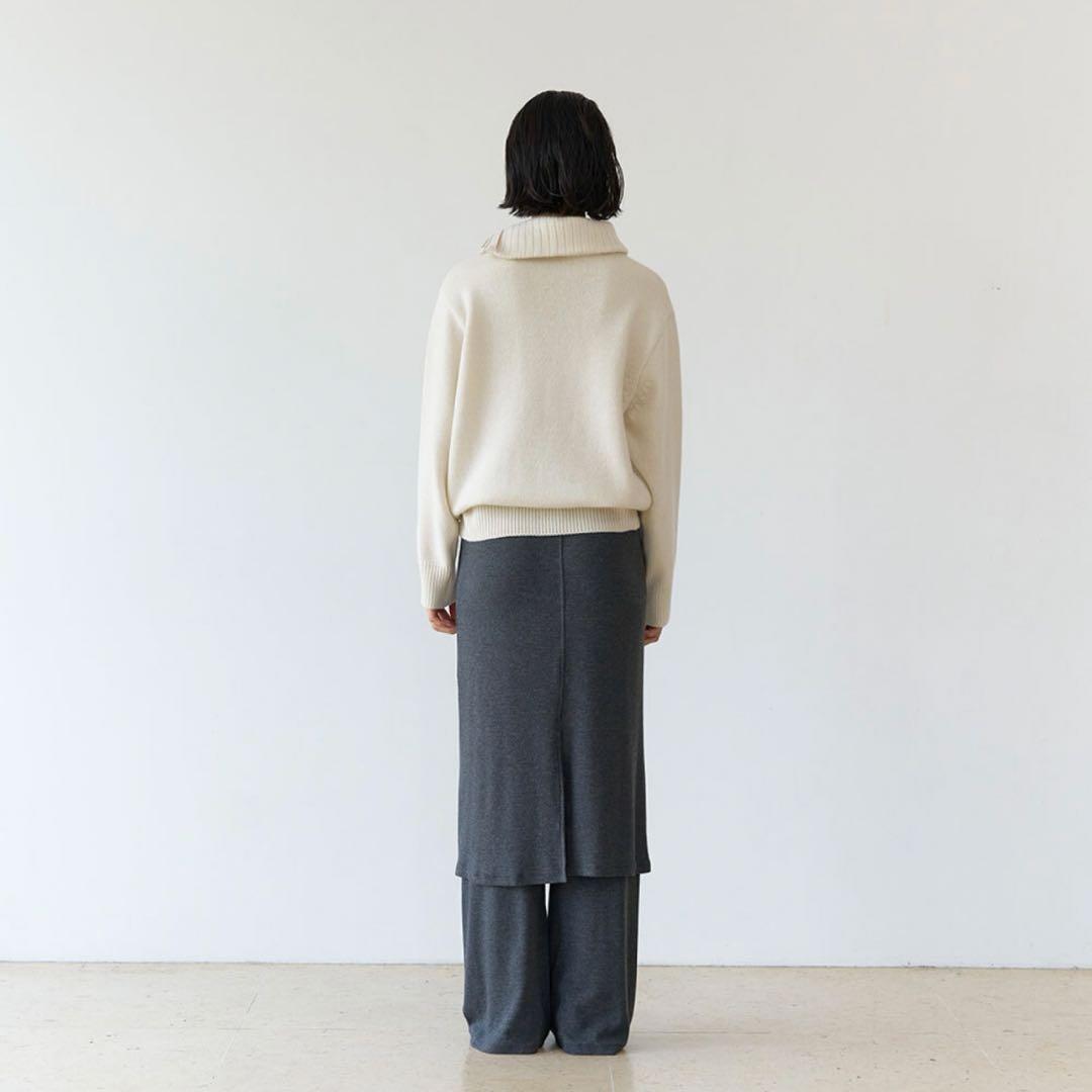 NOD レイヤードスカートパンツ　レイヤードパンツ