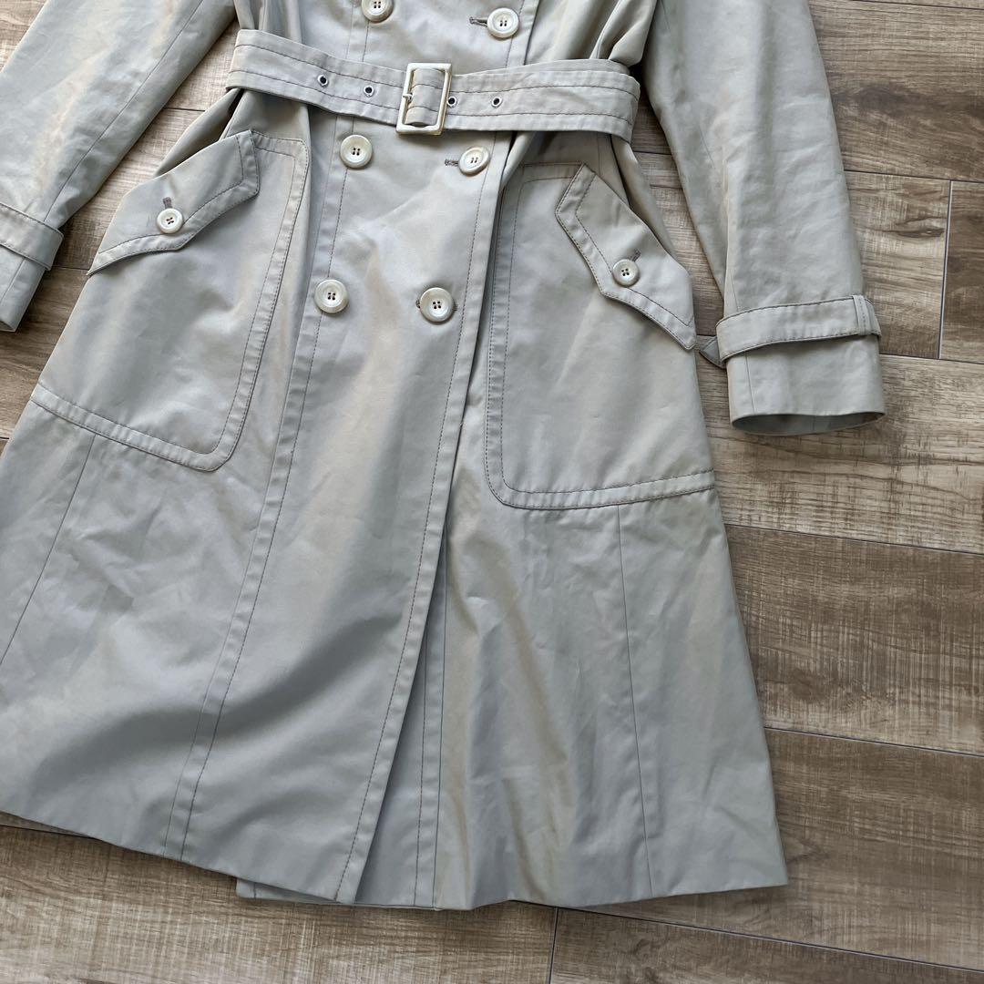 MaxMara スプリングコート トレンチコート ベージュ 銀タグ 40