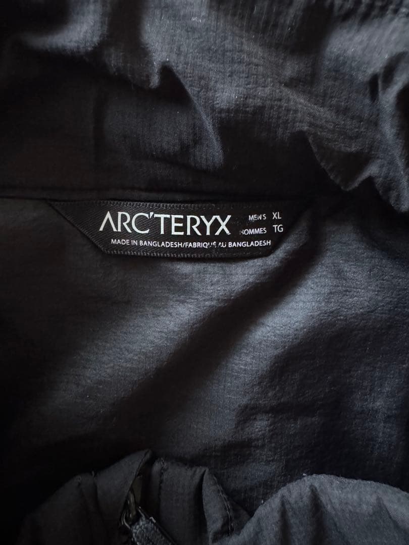 ARC'TERYX アトム LT ブラック XLサイズ