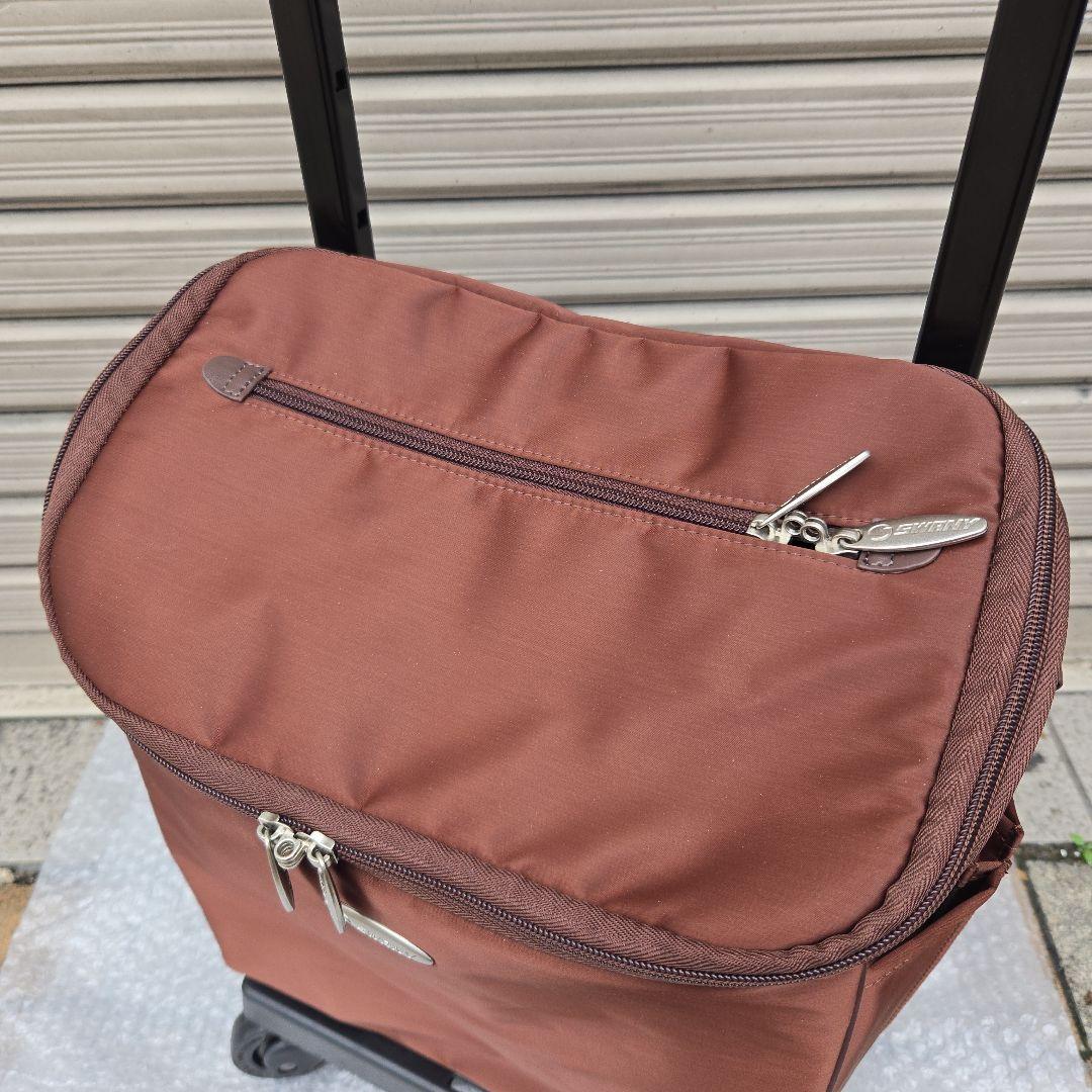 スワニー　ショッピングカート　ブラウン　お買い物キャリー