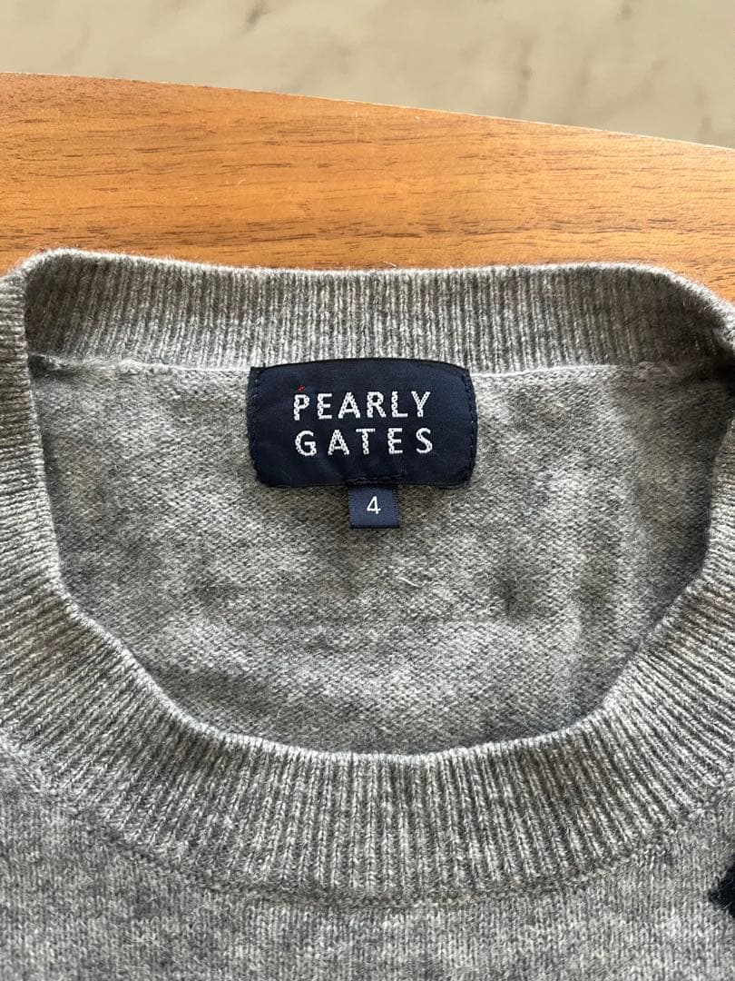 PEARLY GATES セーター サイズ4 グレー
