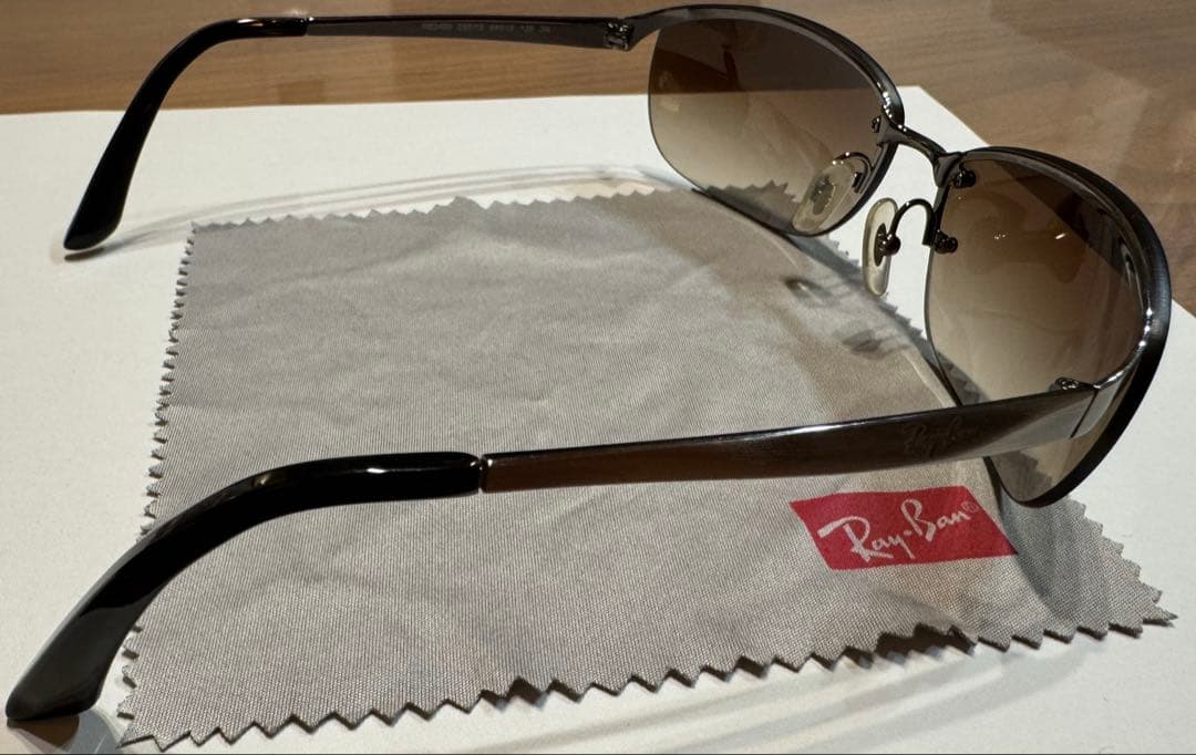 Ray-Ban サングラス RB3489 シャーリングライトグレー/カーキ