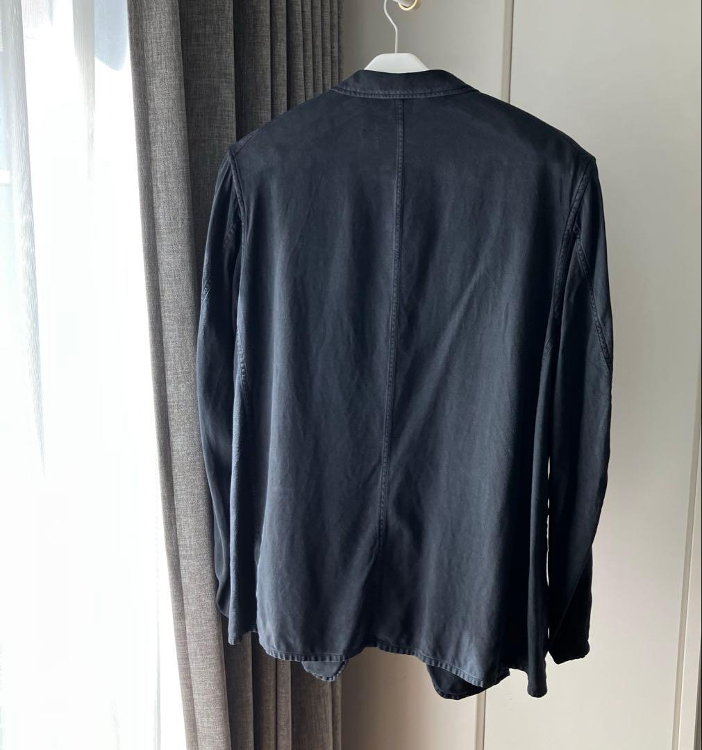 comoli 21AW シルクネル セットアップ フェードネイビー サイズ2