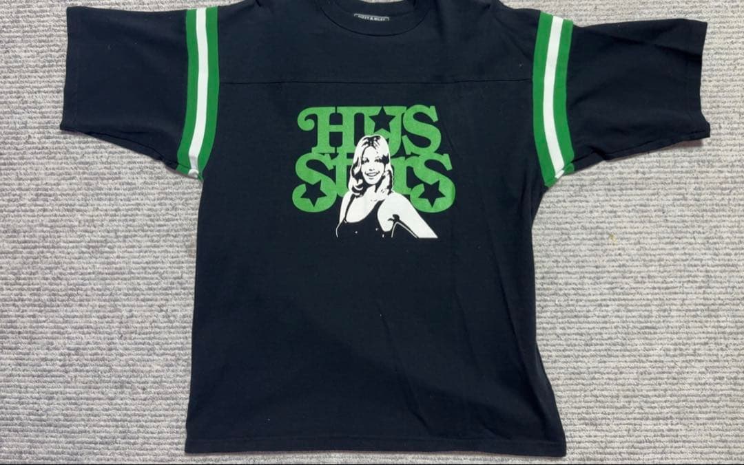 HYSTERIC GLAMOUR HYS STARS Tシャツ ブラックLサイズ