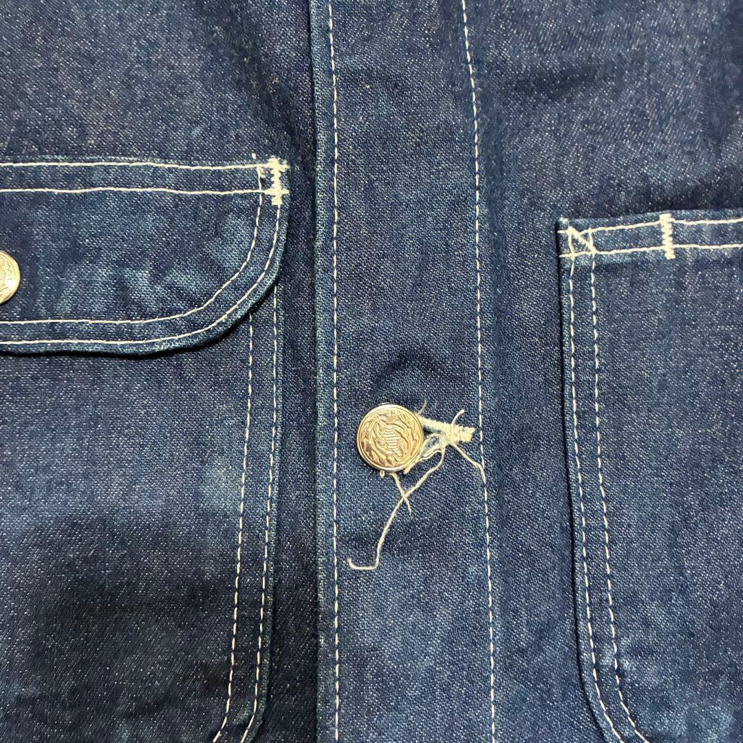 美品 90s USA製 POINTER BRAND カバーオール 濃紺 38