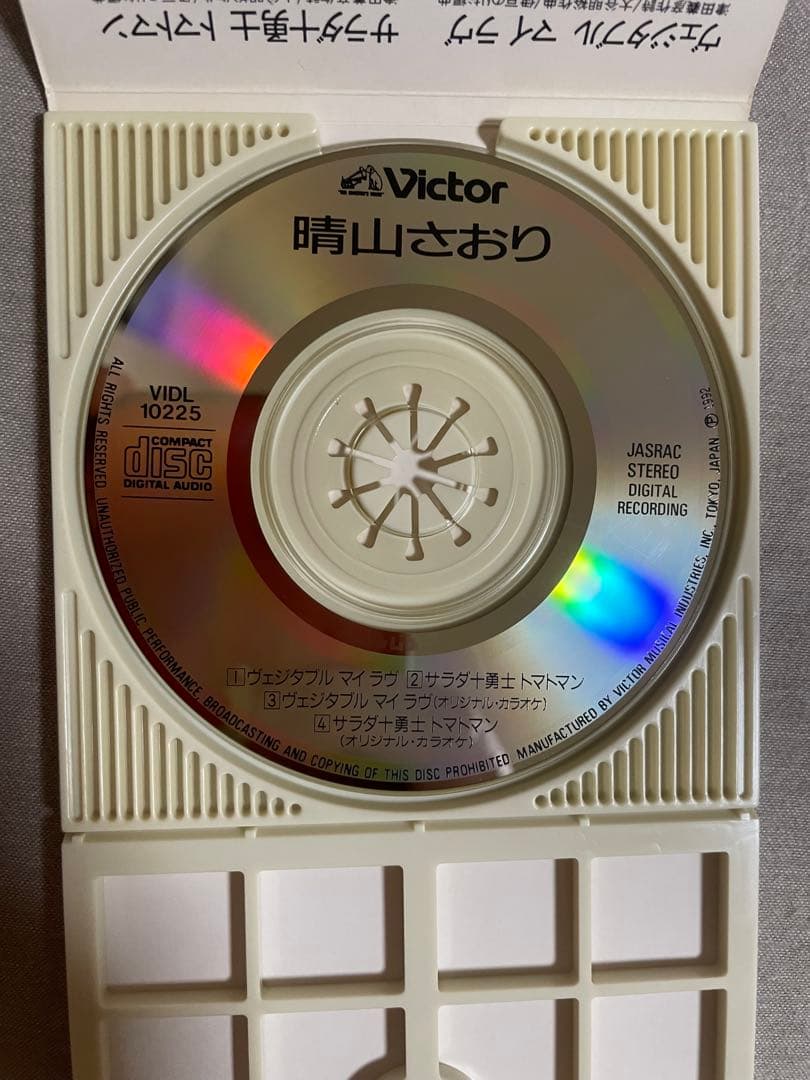 8cm CD 晴山さおり ヴェジタブル・マイ・ラヴ 平成に燃えた元祖炎上クイーン