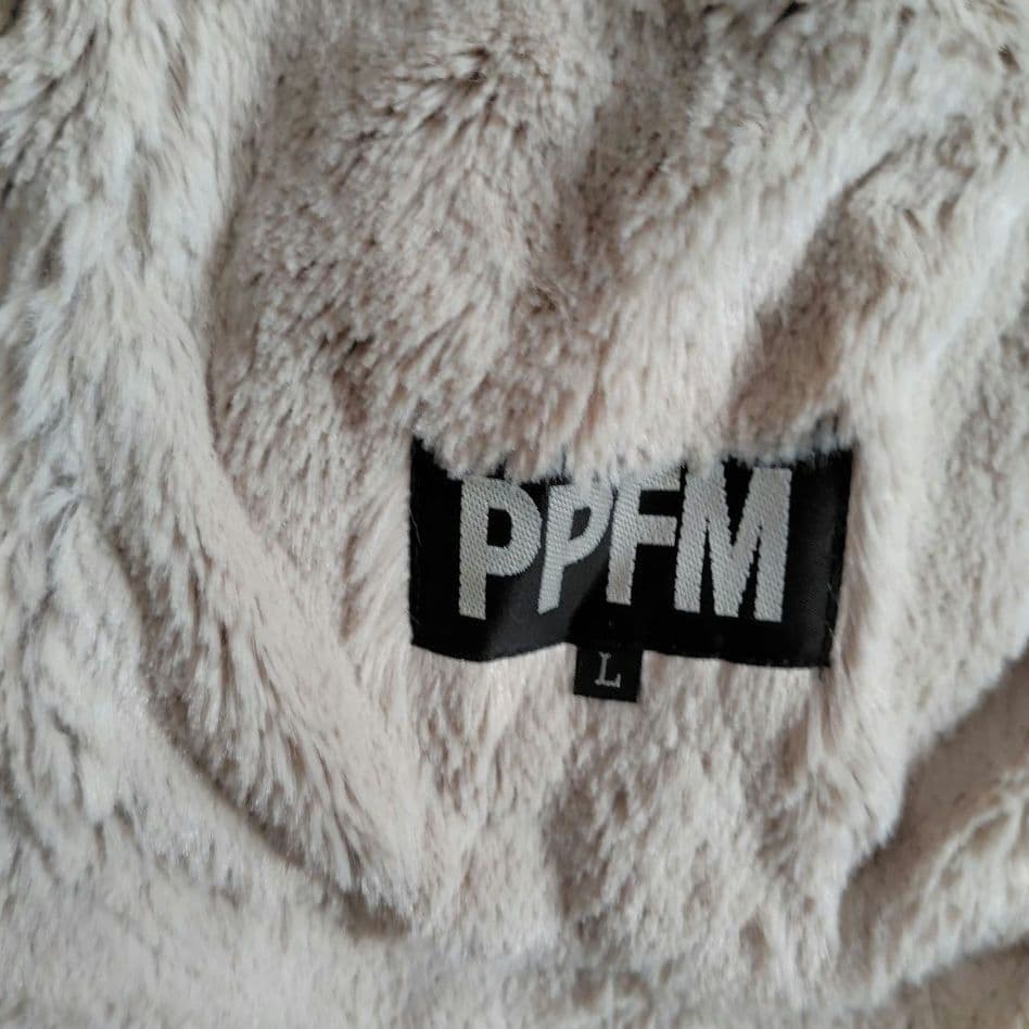 【美品】PPFM ミリタリー モッズコート リアルファー ライナー付き 茶色
