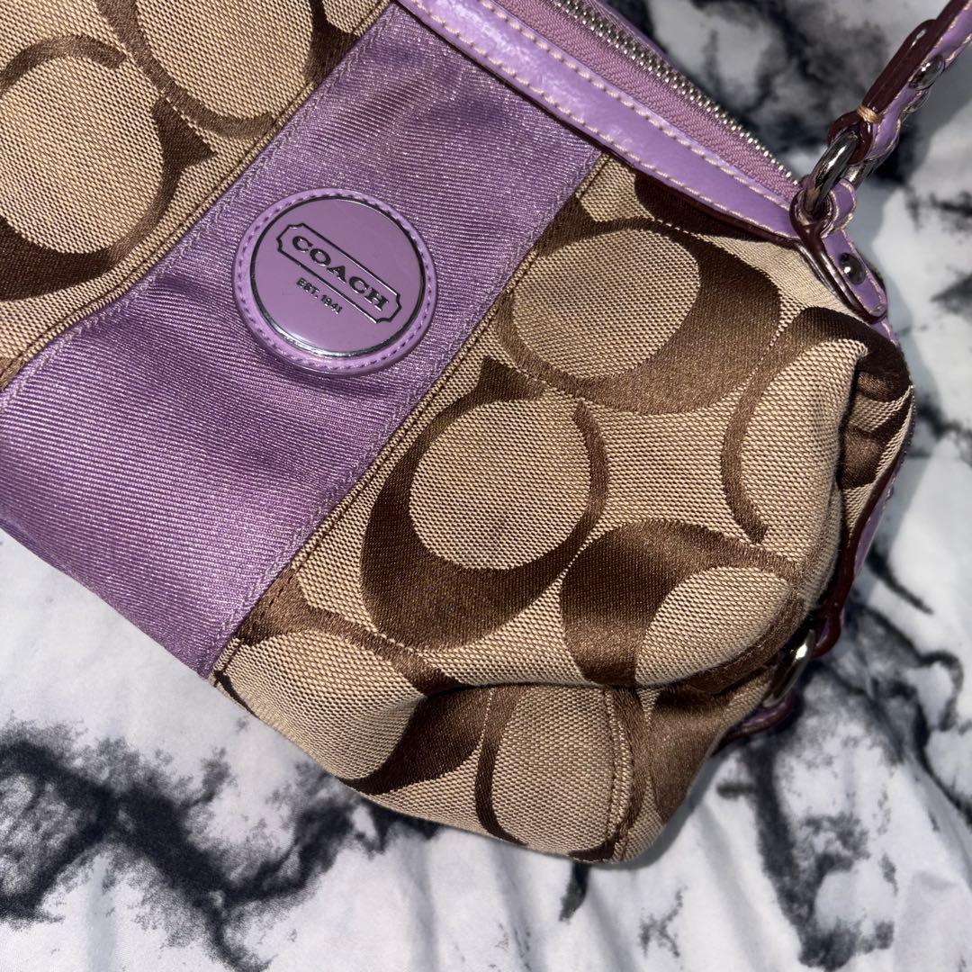 Y2K COACH ミニボストン ショルダーバッグ