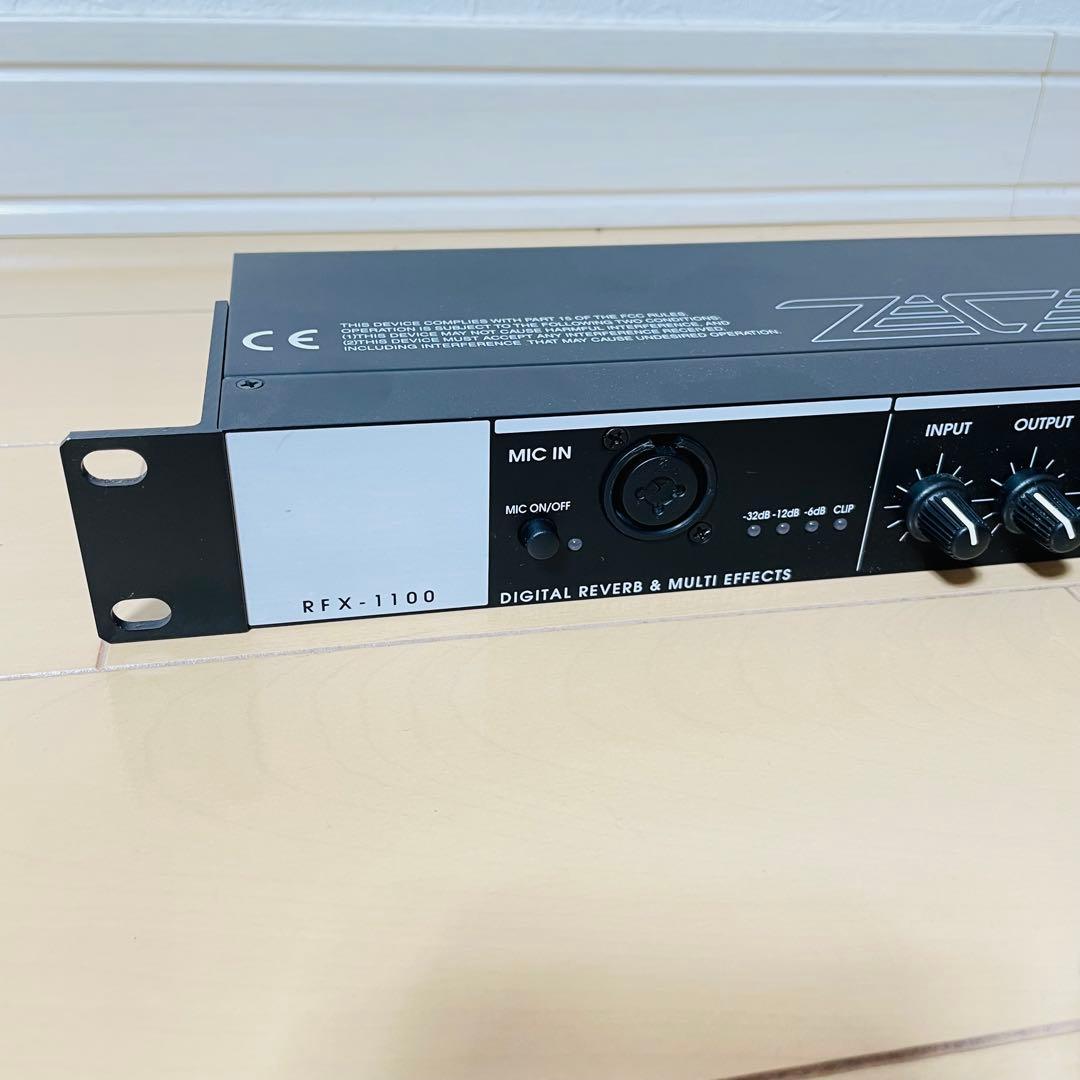 【極美品】ZOOM RFX-1100 マルチエフェクター リバーブ