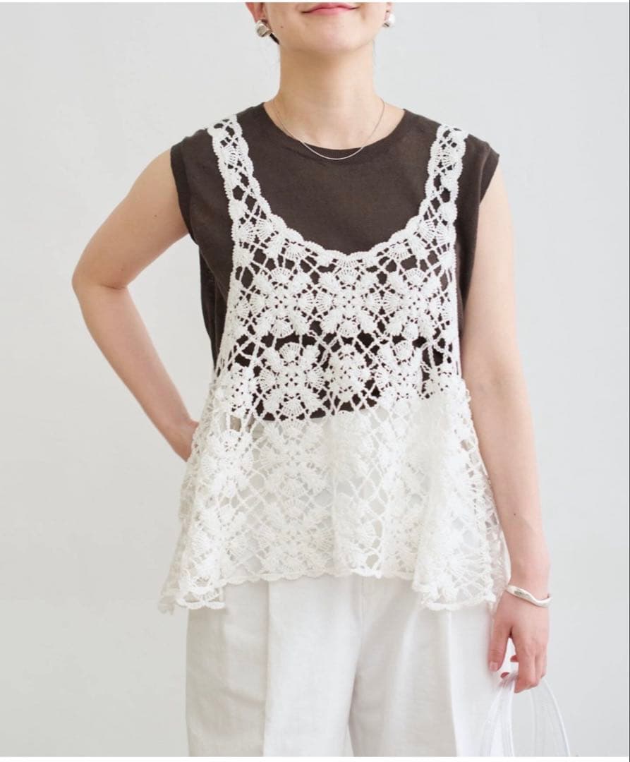 【新品】IENA クロシェタンク
