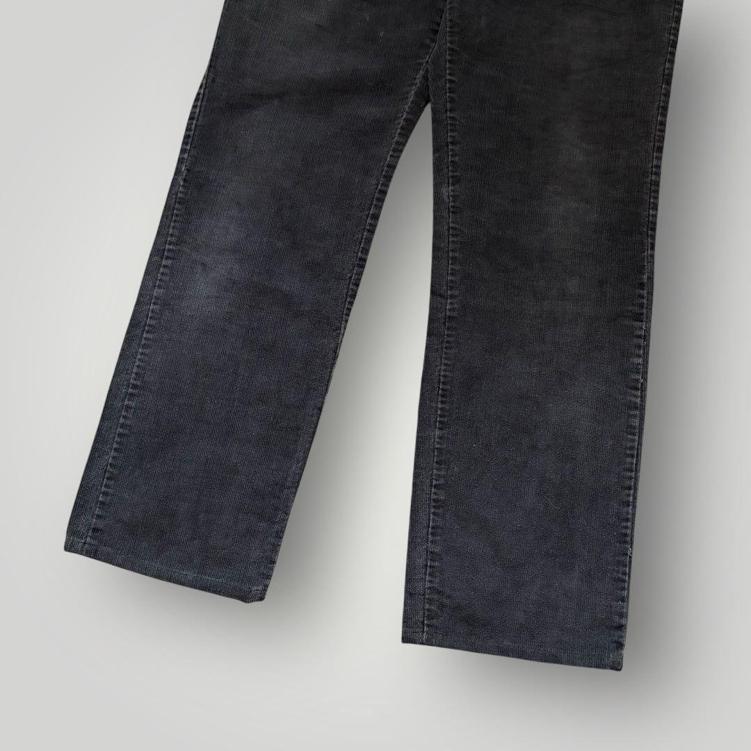 希少美品！USA製 80s LEE コーデュロイパンツ 200 チャコール 黒