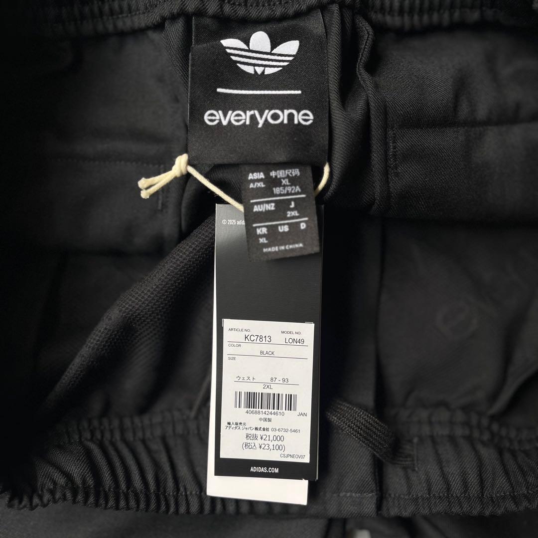 everyone adidas track pant black 2XL 新品