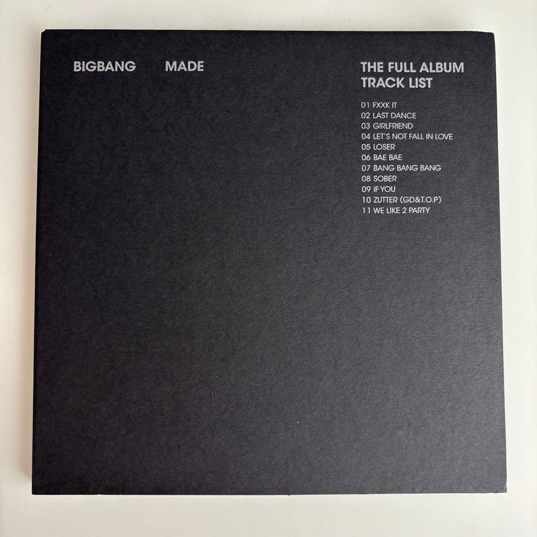 韓国盤 初回生産限定CD BIGBANG MADE THE FULL ALBUM