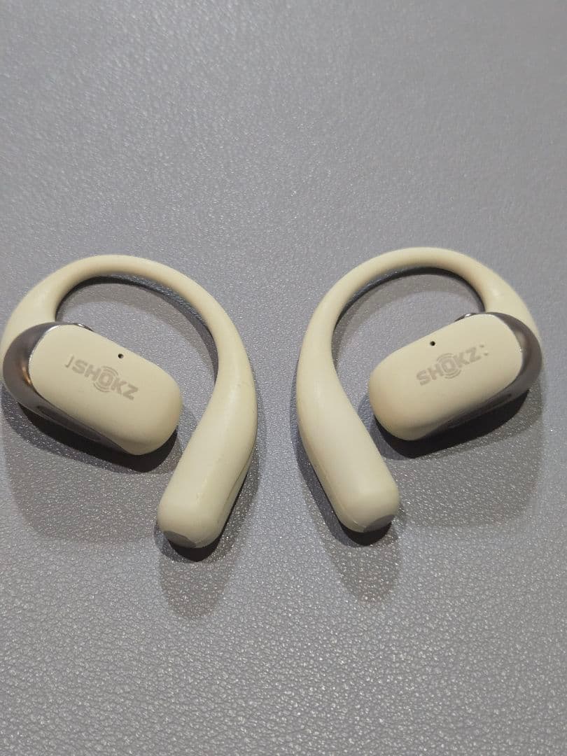 美品 Shokz OPENFIT 2 ベージュ