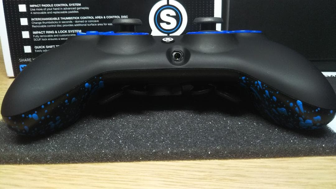 SCUF IMPACT スカフ インパクト 黒&青 PS4 コントローラー