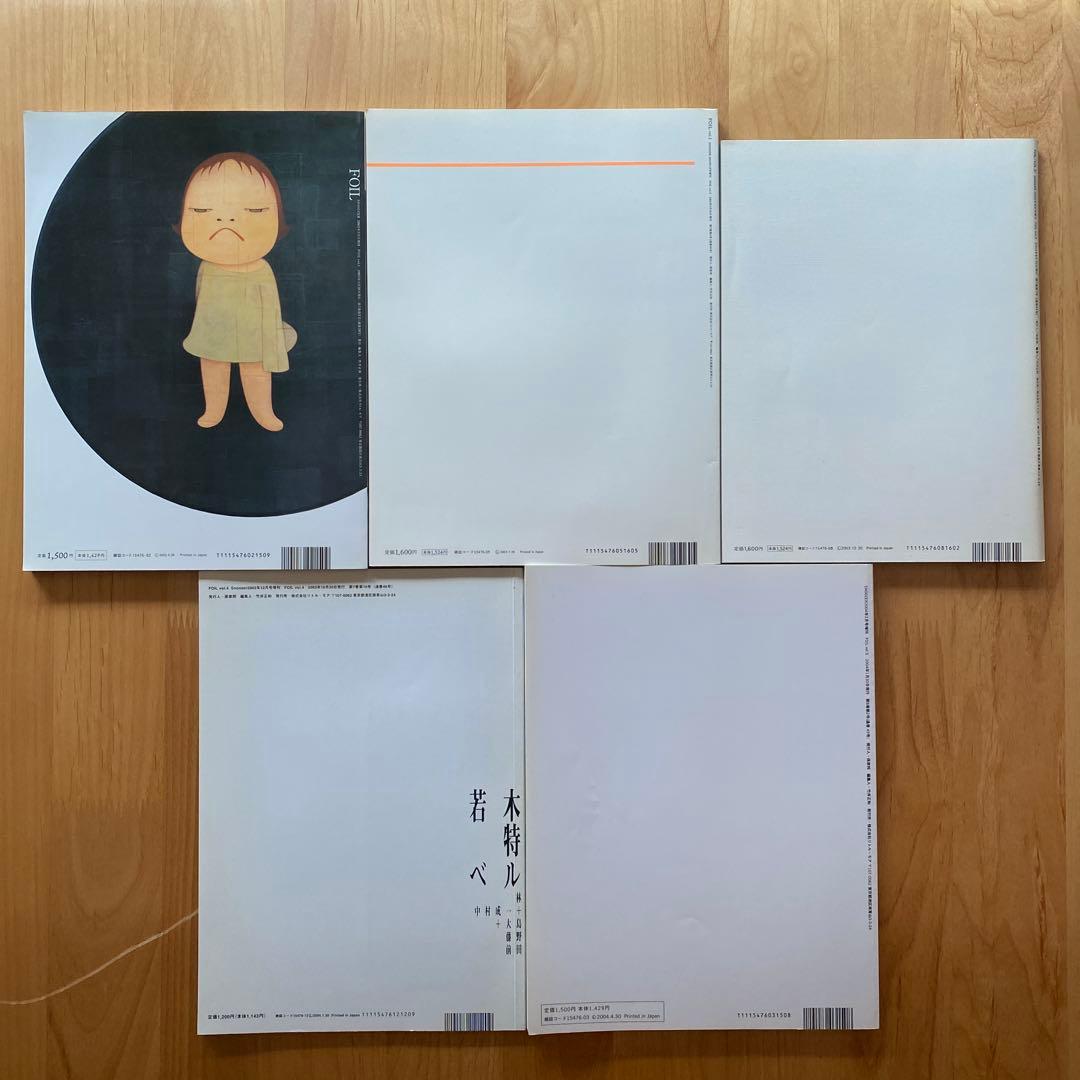 FOIL 雑誌セット vol.1-5 snoozer増刊 リトル・モア