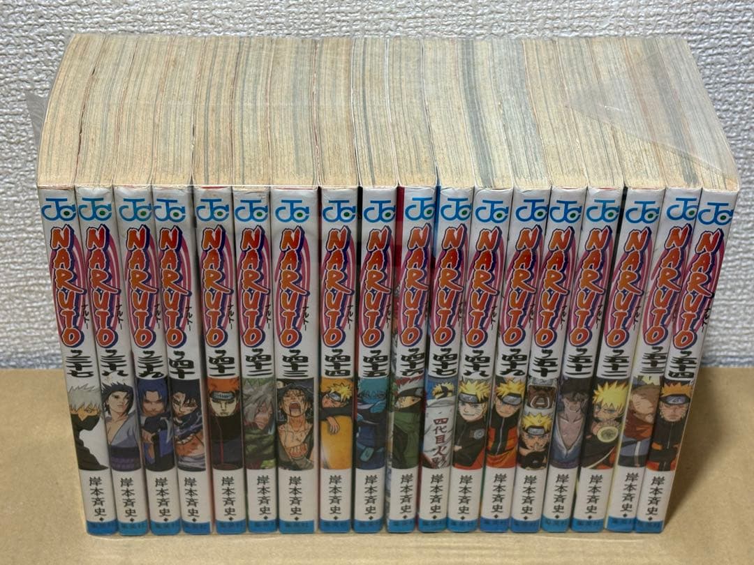 【NRT89p】《状態悪・難有り》NARUTO-ナルト-全72巻完結全巻セット