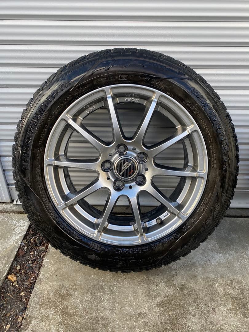 185/60R15 スタッドレス ホイール 4本セット トヨタ 旧型 シエンタ