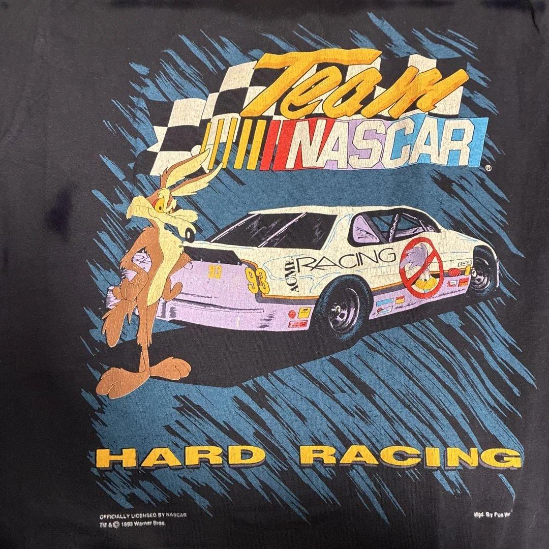 NASCAR レーシング　ビンテージTシャツ ワイリーコヨーテ　ロードランナー