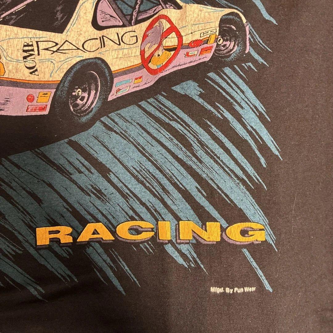 NASCAR レーシング　ビンテージTシャツ ワイリーコヨーテ　ロードランナー