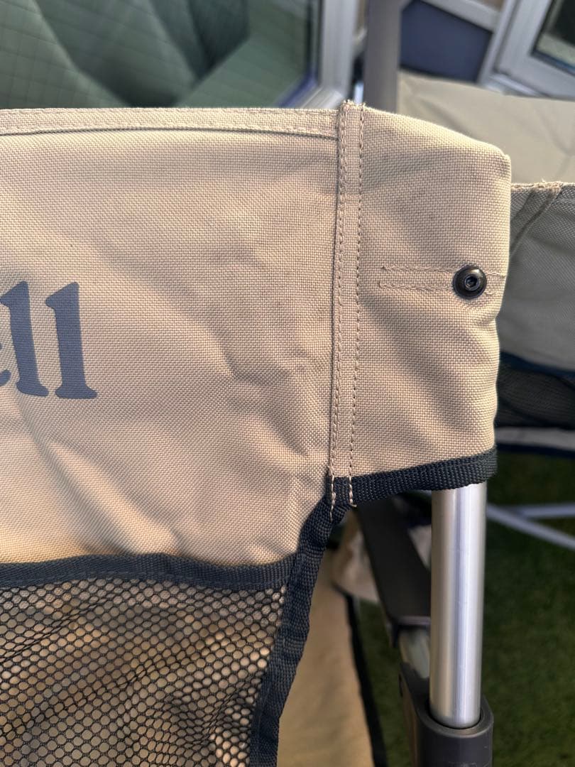 モンベルmont-bell ベースキャンプチェア2脚セット　アウトドア折りたたみ