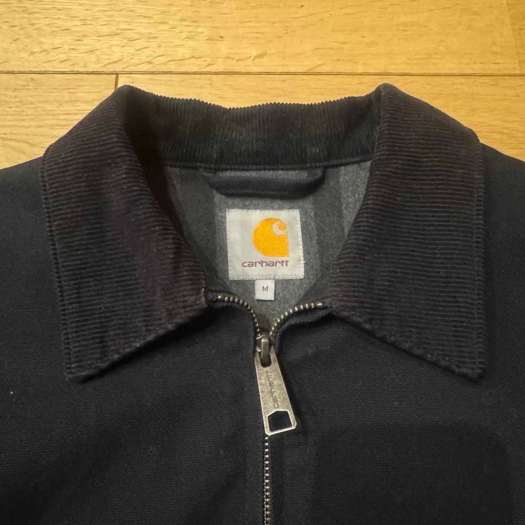 【Carhartt】デトロイトジャケット 裏地ブランケット M ブラック