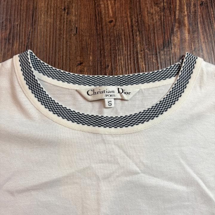 【古着】90s Christian Dior SPORTS Tシャツ 刺繍ロゴ