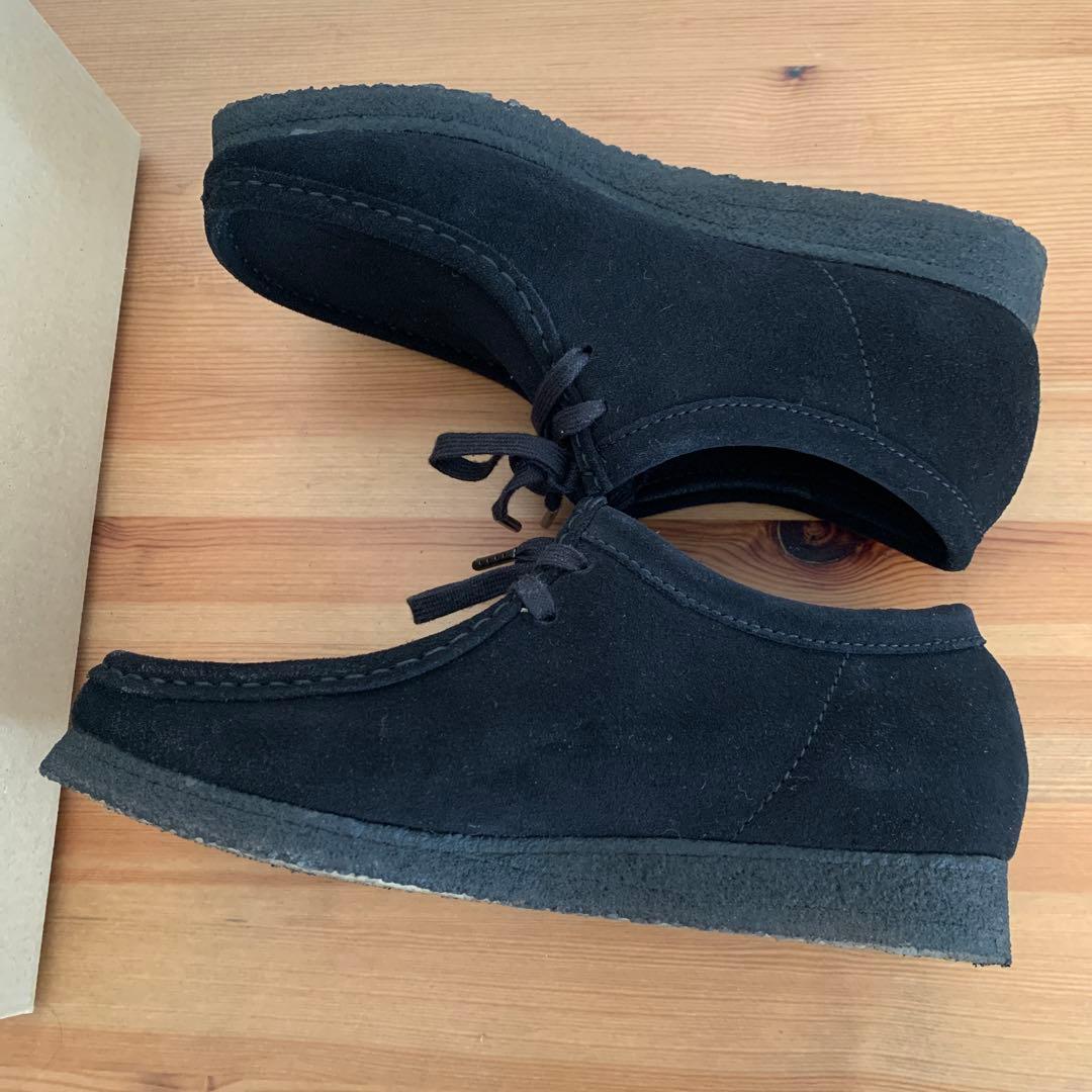 CLARKS ORIGINALS ブラック　ワラビー　箱/替え紐つき